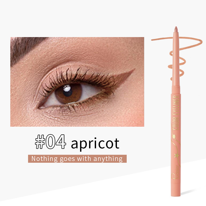 Pudaier gel eyeliner pencil is non-smudgetable, sweatproof, long-lasting, easy to contour eyeliner 18-color eyeliner spot makeup. 