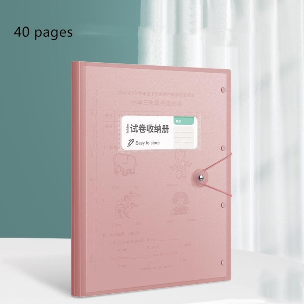 （New）60 Page Data Book Information Booklet tationery Large Capacity File Folder A3 File Bag Large Folder Data Book. 