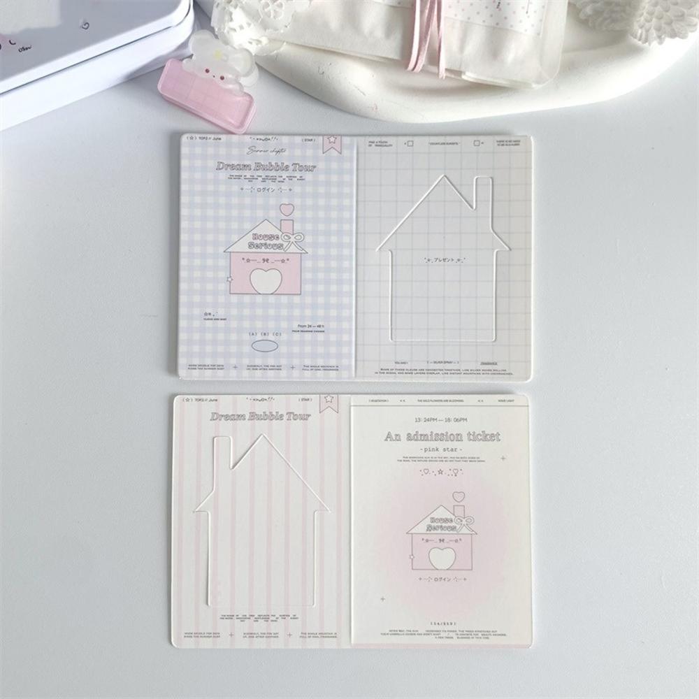 Folded Photocard Packing 3 Inch Cardboard Greeting card Mini Hollowed out Message card for Greeting Crafting DIY projects. 