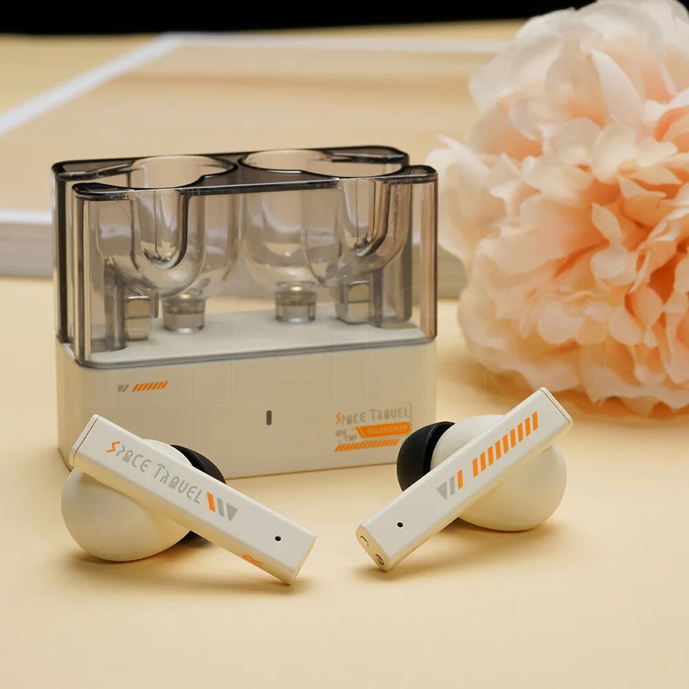 Moondrop Space Travel TWS Bluetooth 5.3 Earbuds Dynamic Driver Earphone Touch Controls Noise Canceling True Wireless Stereo IEMs. 
