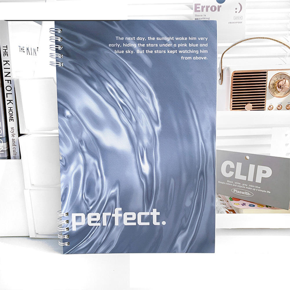 Water Ripple Notebook Flipbook Square Book B5 Notebook Non-choking Notebook. 
