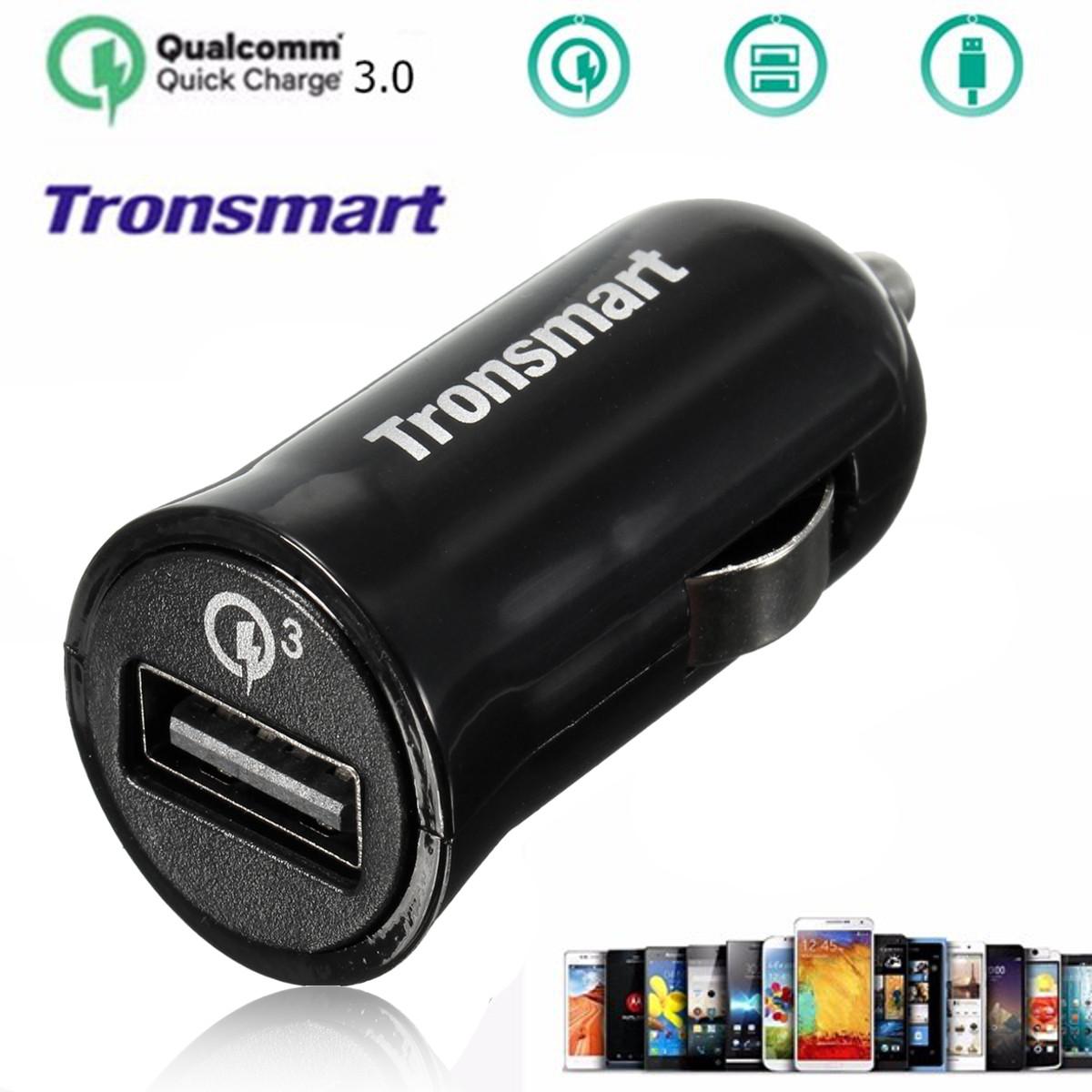 Quick Charge 3.0 Tronsmart USB Rapid Car Charger Power Adapter for Samsung -