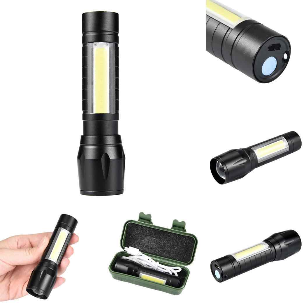 Rechargeable Flashlights Torch Led Usb Portable Torches 3 Modes - Convenient And Portable Lighting Solution With Usb Rechargeable Battery. 