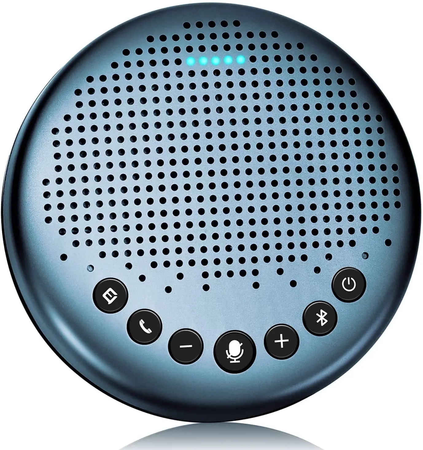 Bluetooth Speakerphone Conference Speaker EMEET Luna Lite USB Speaker Phone for Home Office 360° Voice Pickup for 8 People. 