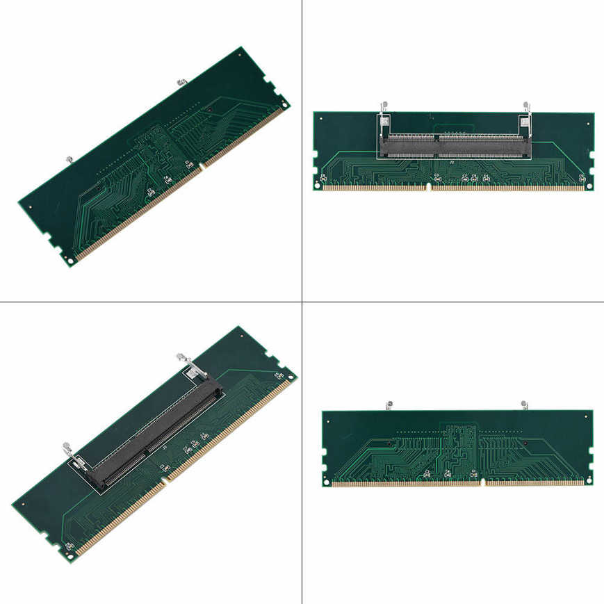 （NEW）DDR3 Laptop SODIMM Slot TO Desktop Memory DIMM RAM Connector Adapter Card Tester