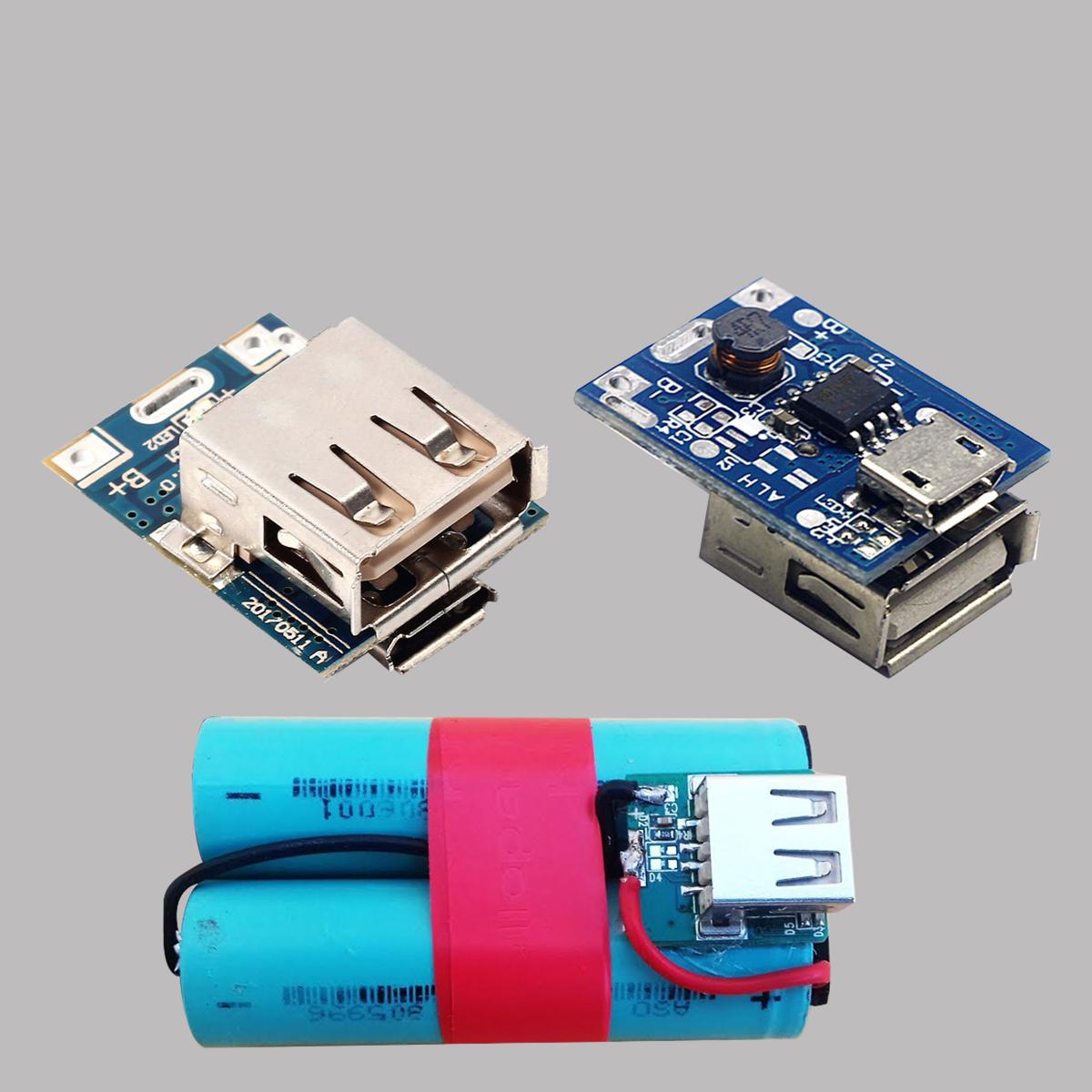 Mini Power Bank Circuit 5V Step Up Protection Board Boost Power Module Micro USB Port Li-ion 18650 Battery Charger Board