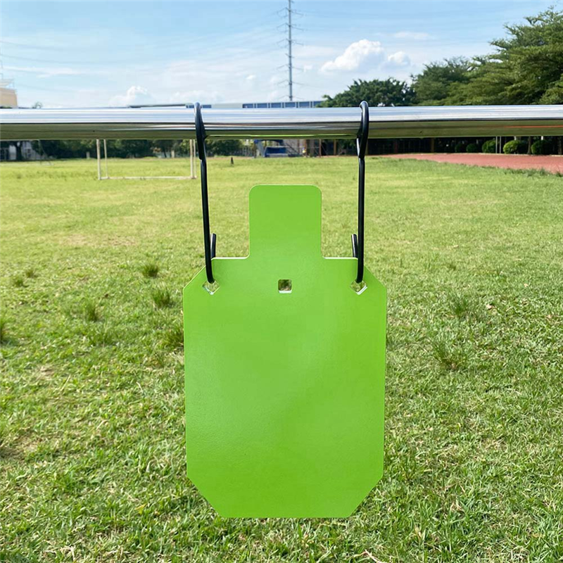 12 Pack 6 Inch Steel Target Hanger Shooting Target Hook Gong Target Hanging Pipe Target Holders Targets Stand Kit Durable Easy to Use. 