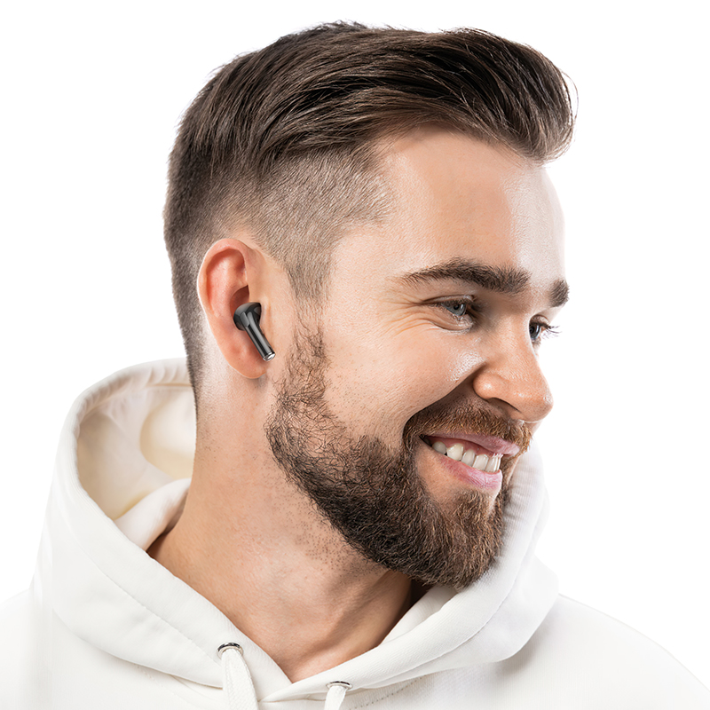 Hoco EW60 Plus Norman True Wireless Bluetooth ANC Earphone Bluetooth 5.3 Headphones TWS Earbuds With Microphone Music Earphones for Android ISO. 