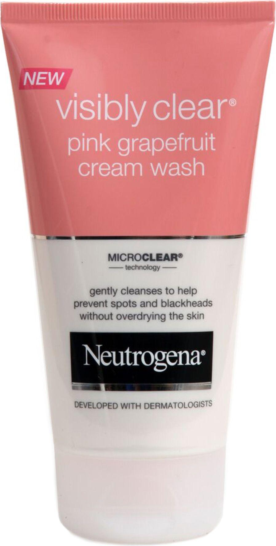 neutrogena visibly clear cream wash