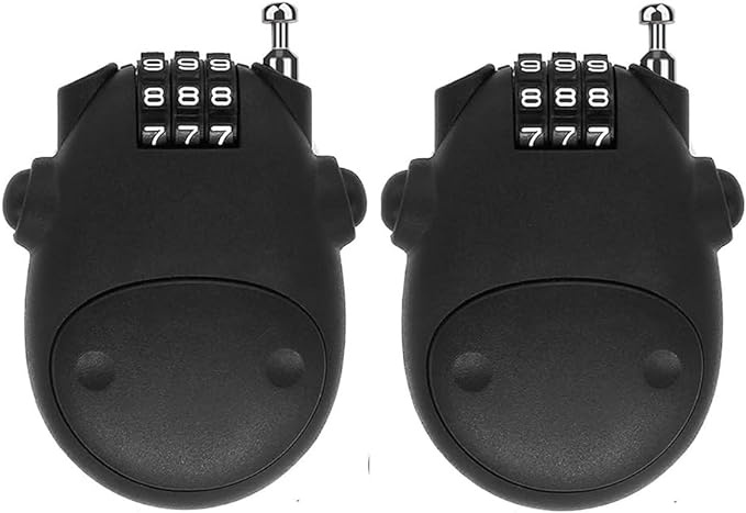 Cow Look Unique Make - Helmet Lock 3 Digit Cable Lock Multi Purpus. 