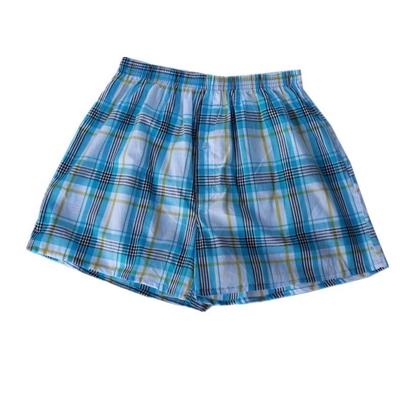 M-4XL Classic Plaid Men Boxer Shorts Mens Underwear Trunks Cotton Cuecas Underwear boxers for male Arrow Panties 4PCS/lot. 