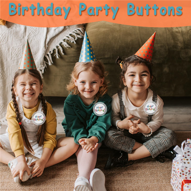 20 Pack Acrylic Buttons Pin Badge, 3 Inches Button Maker Blanks, Pin Buttons for Crafts Supplies and DIY Party Projects. 