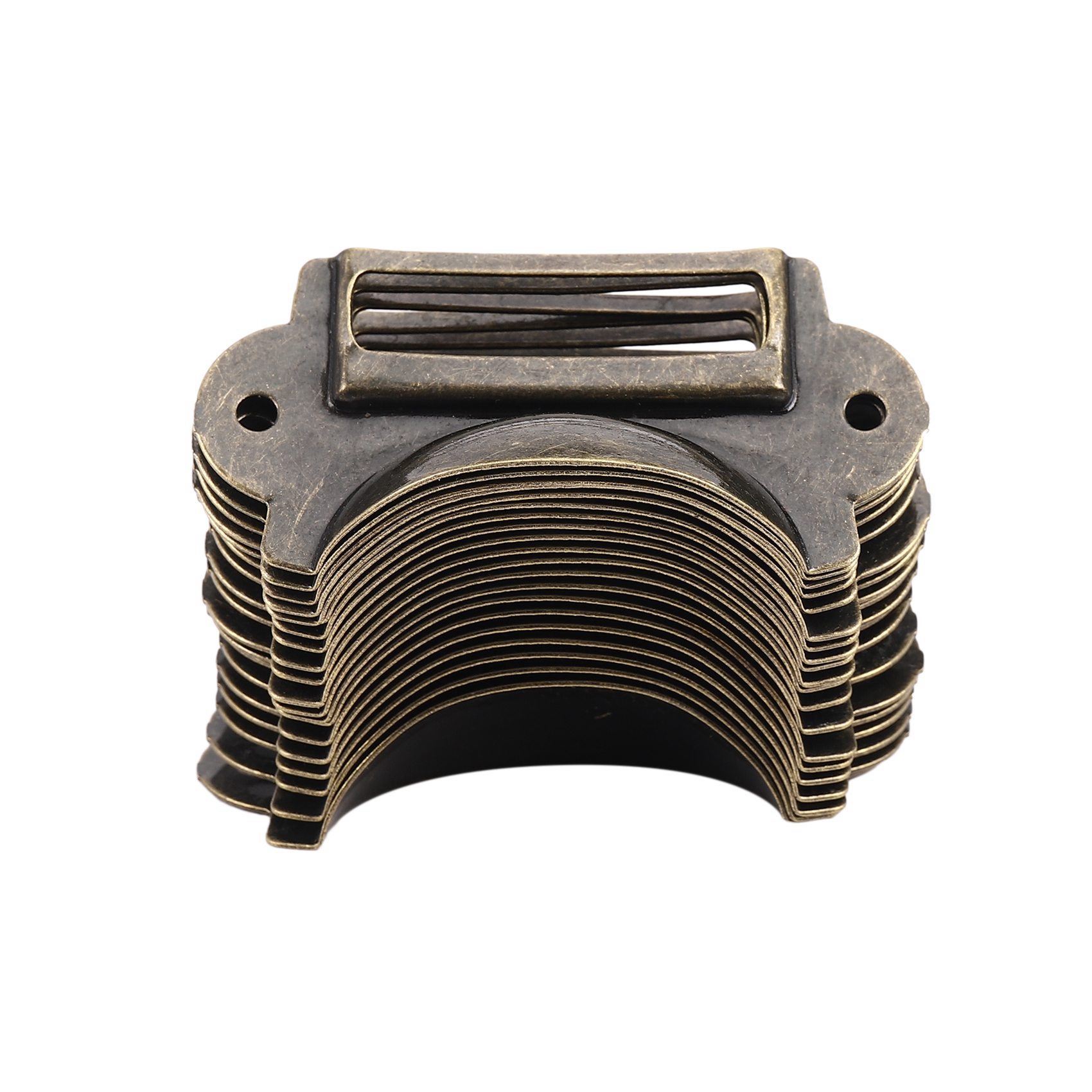 JOUYI 40PCS File Name Card File Cabinet Handles Label Holder Antique Bronze Drawer Label Pull Cabinet Frame Handle File Name. 