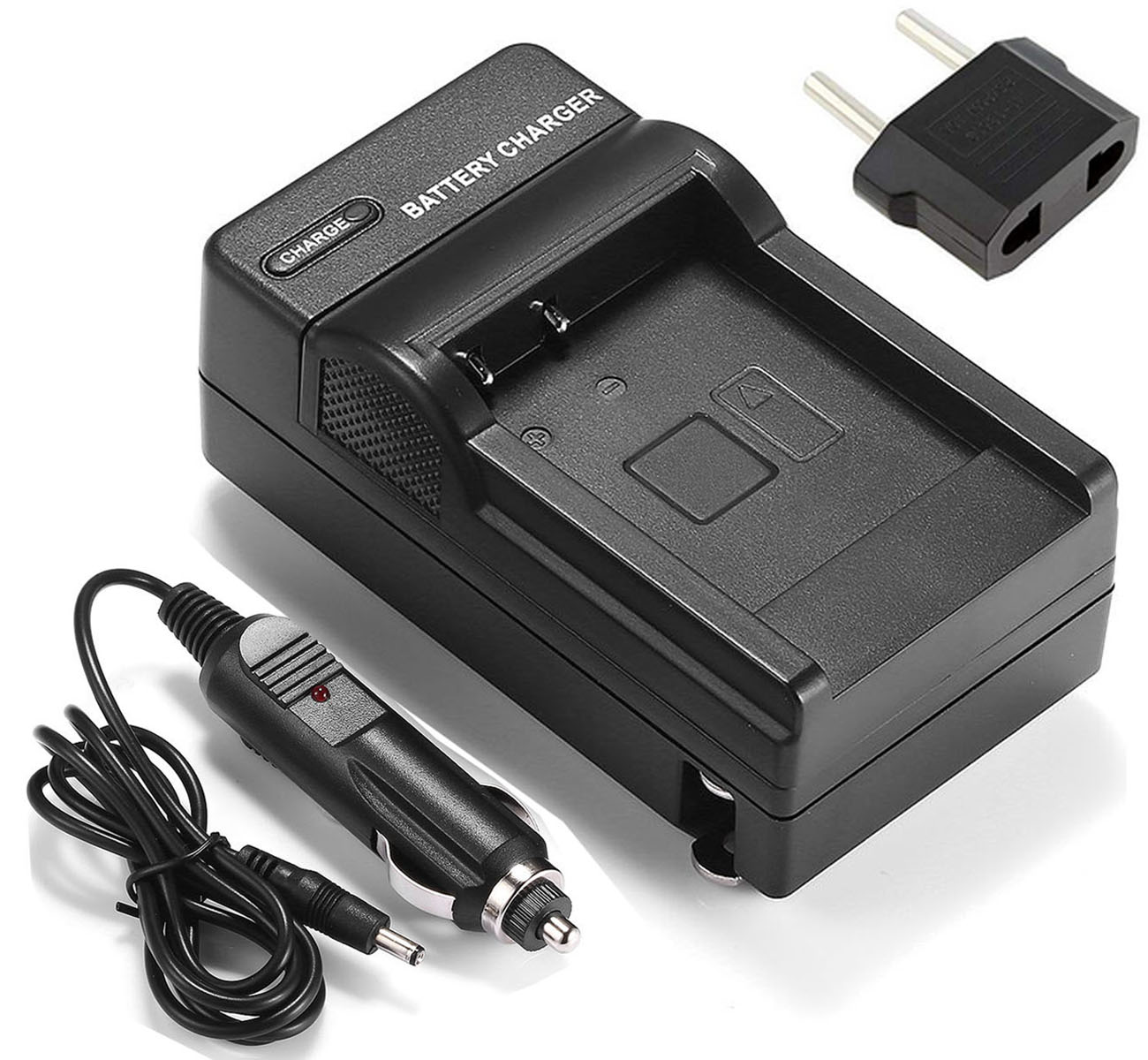 Battery Charger for Panasonic Lumix DMC-FH1, FH2, FH3, FH4, FH5, FH6, FH7, FH8, FH20, FH22, FH24, FH25, FH27 Digital Camera