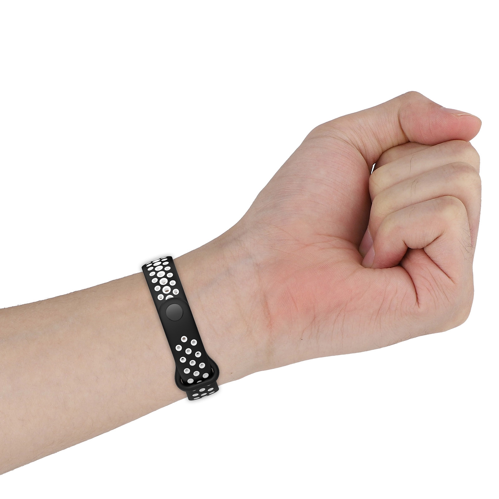 For Redmi Band 2 Loop Two-Color Breathable Silicone Watch Band. 