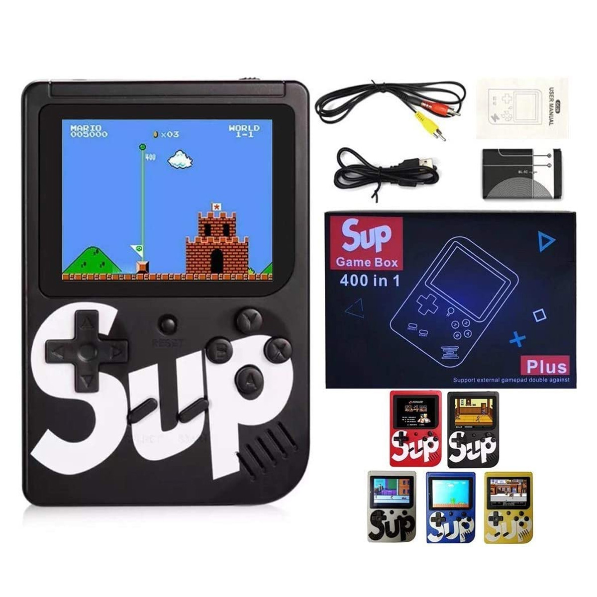 400 Games In 1 Sup Game Boy Retro Classic Mini Game. 