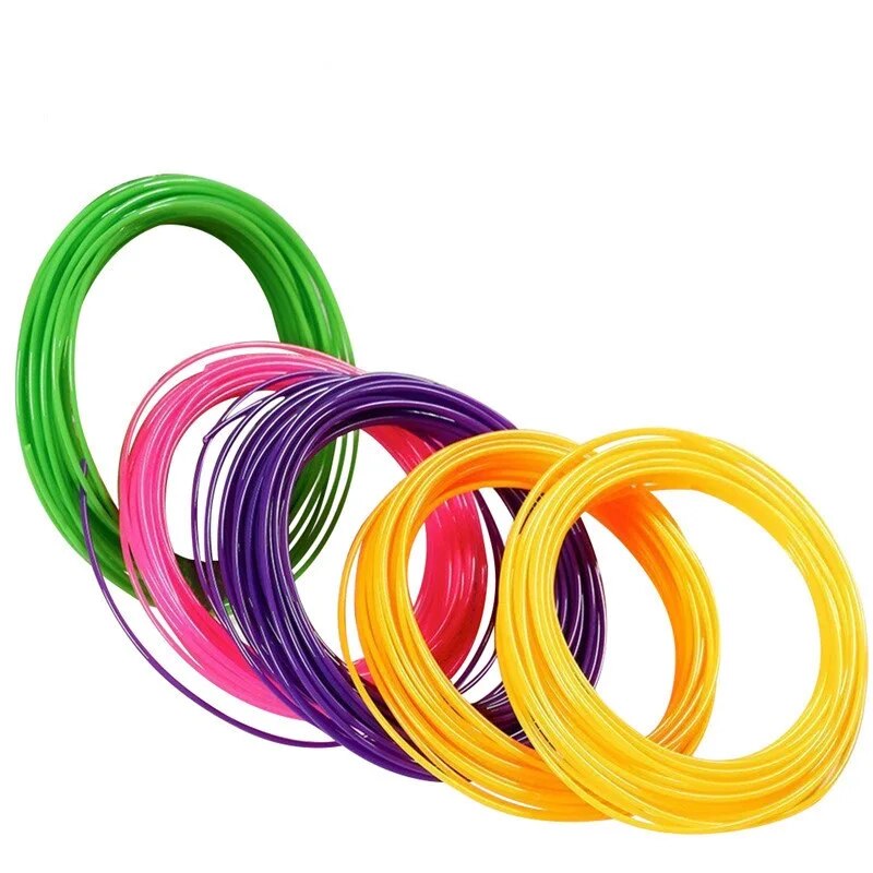AW 3D ABS 3D Pen Refilled Filament 5m/10m 1.75mm Random Color 1 Pack Filaments for 3D Printing Pen Testing Consumable Material. 