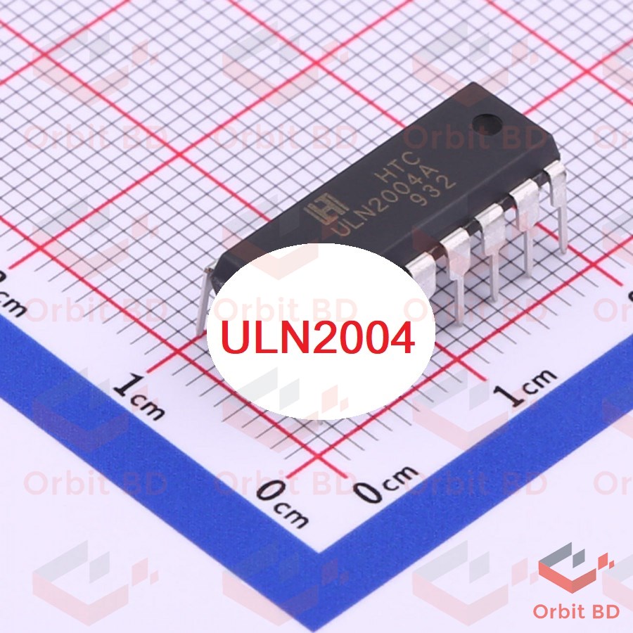 3Pcs-ULN2004 Darlington Transistor Array Breadboard Friendly IC DIP 16 ULN 2004. 