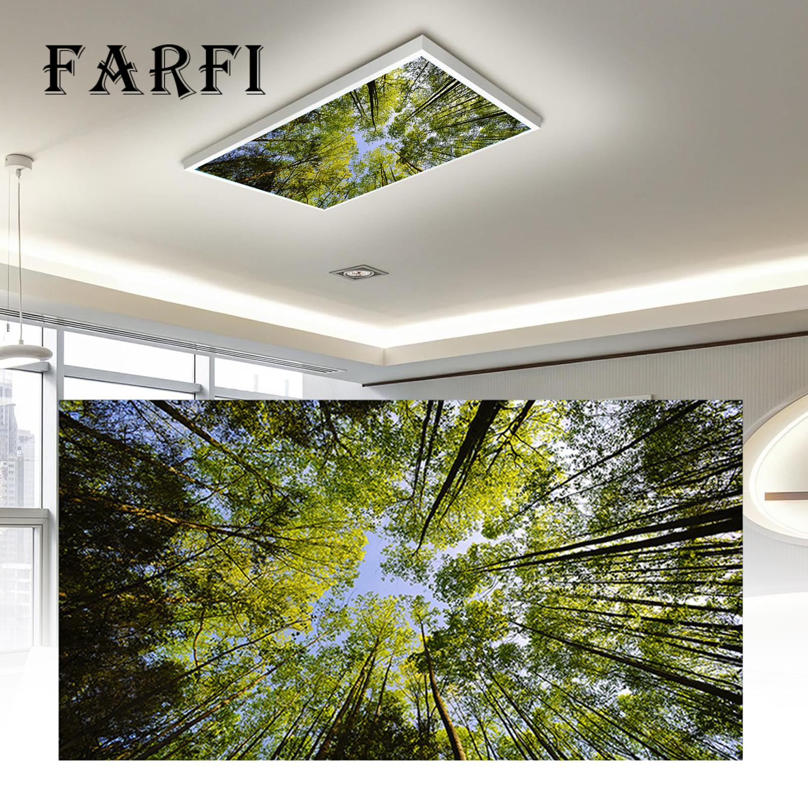 Ceiling Lamp Shade Stylish Magnetic Fluorescent Light Cover with Easy Installation Enhance Ceiling with Exquisite Patterns 10 Magnets Included. 