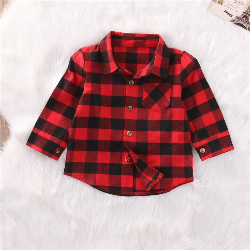 Newborn 2024 plaid shirt