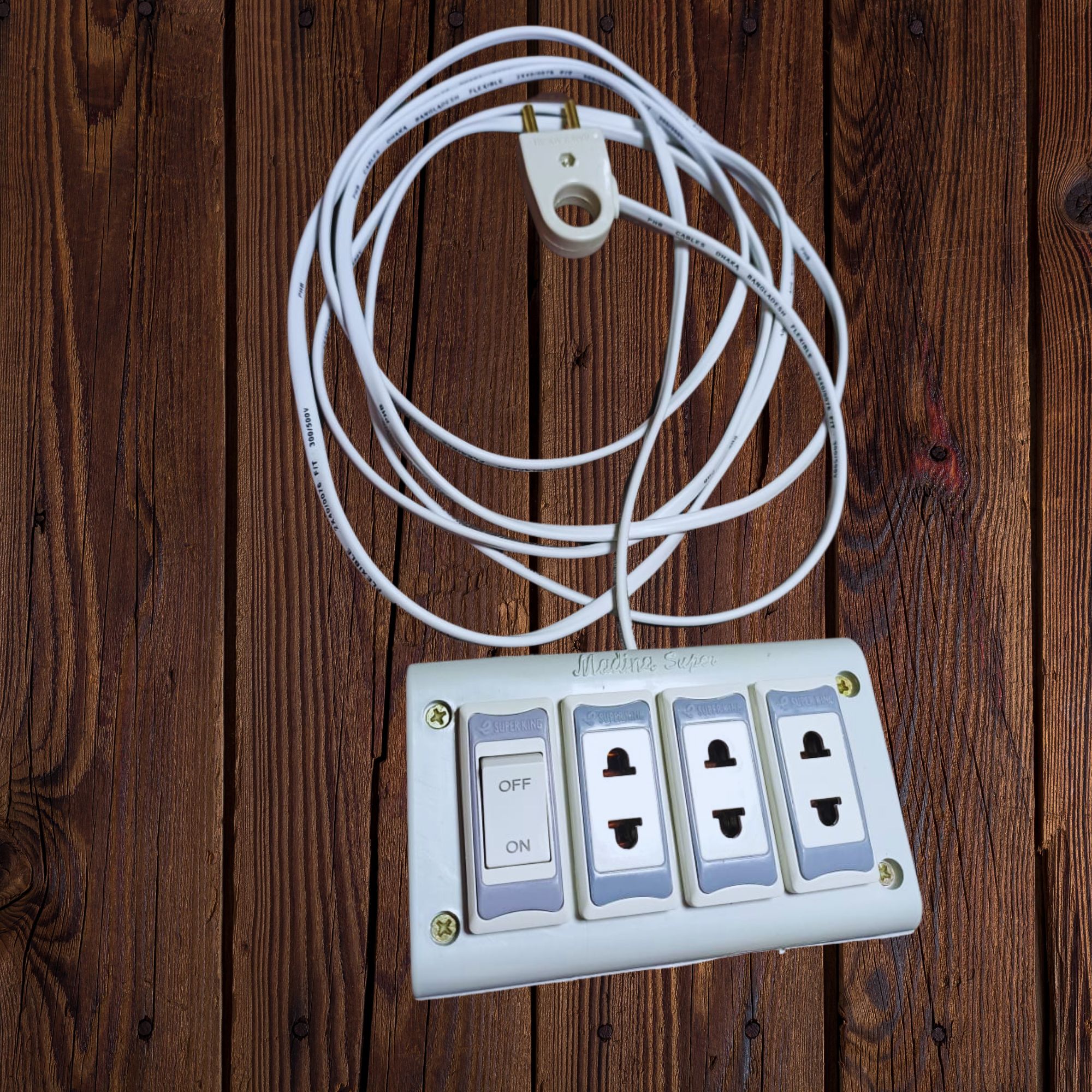 Multi Plug Customized Handmade 3 Point with Switch and 40/76 Dubble ...