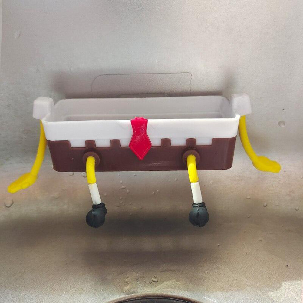 SpongeBob SquarePants Drain Rack Cute Kitchen Sink Drain Rack Soap Box Rack Wall Mounted. 
