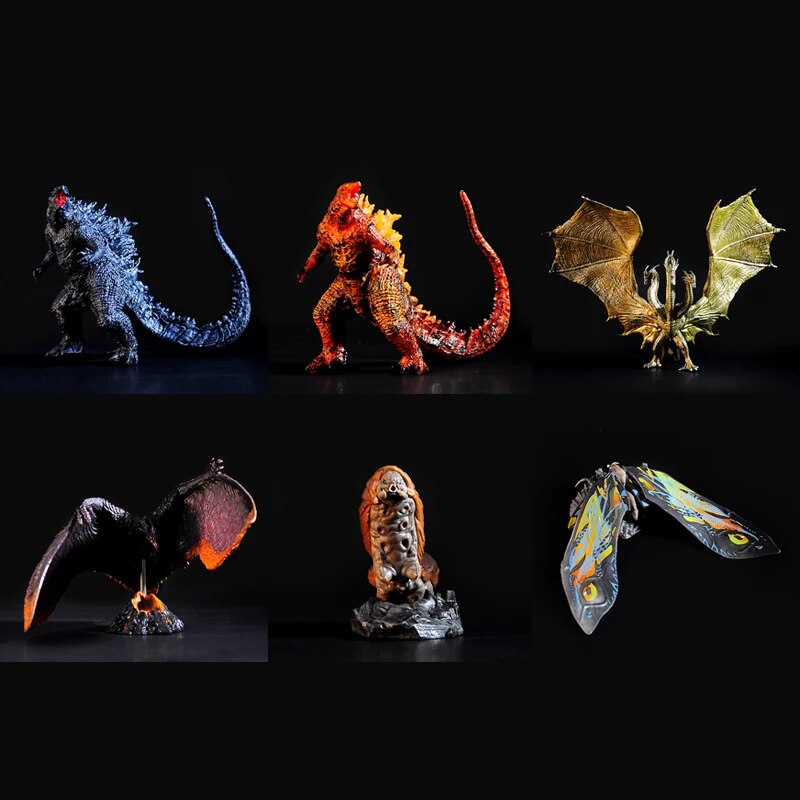 7/11CM King of Monsters Anime Figure Gozla Mothra Action FiguresQ Edition PVC Model Children Collect Display Gifts