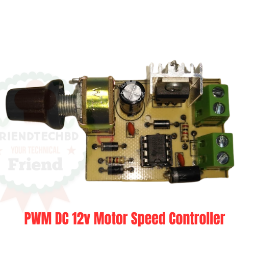12v-18v PWM DC Motor/Fan Speed Controller Circuit. DC Motor Regulator. 