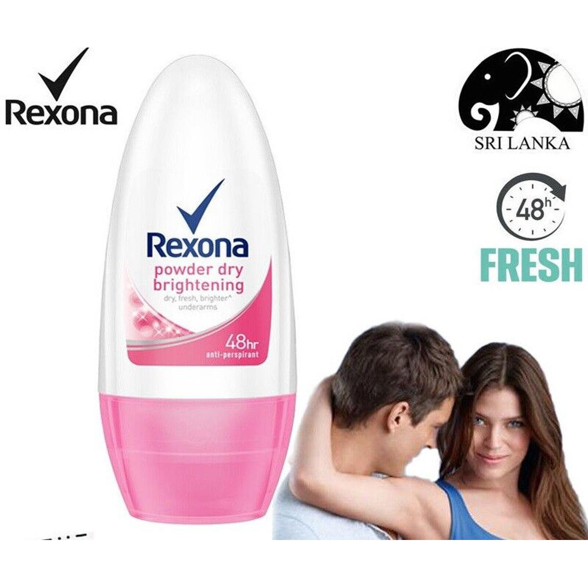 Rexona Powder Dry Underarm Roll On Deodorant For Women, 50ml free shipping