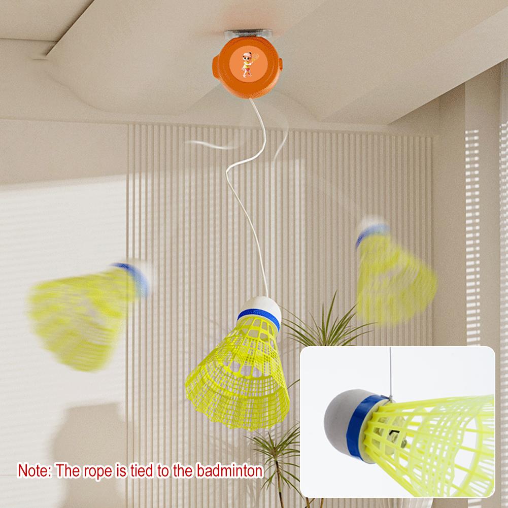 Portable Badminton Trainer Badminton Practice Robot Self-study Training Rebound Badminton Tool Professional Shuttlecock Supplies. 
