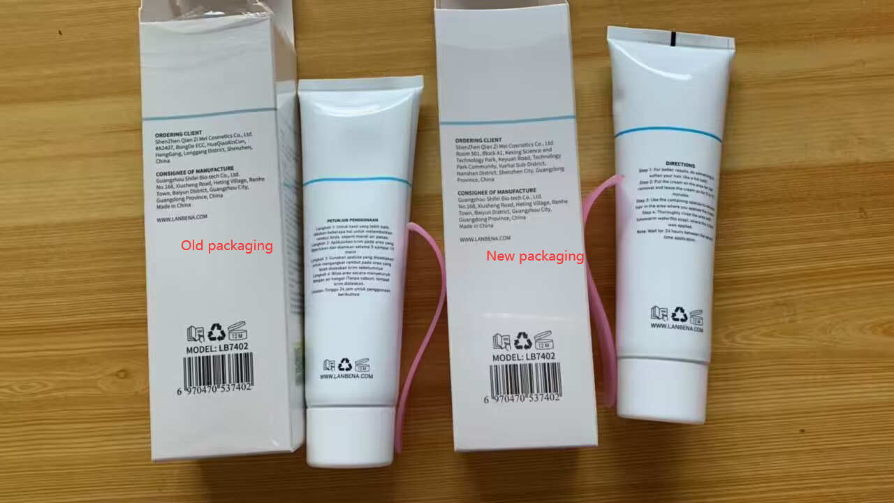 LANBENA Hair Removal Cream Removal Depilation Gentle Not Stimulating Repairing Painless Epilator Nourishing Effective Body Care. 