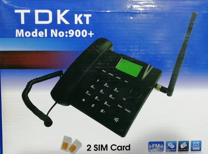 Dual Sim Tdk Kt 900 Wireless Gsm Landline Phone Black Buy Online At Best Prices In Bangladesh Daraz Com Bd
