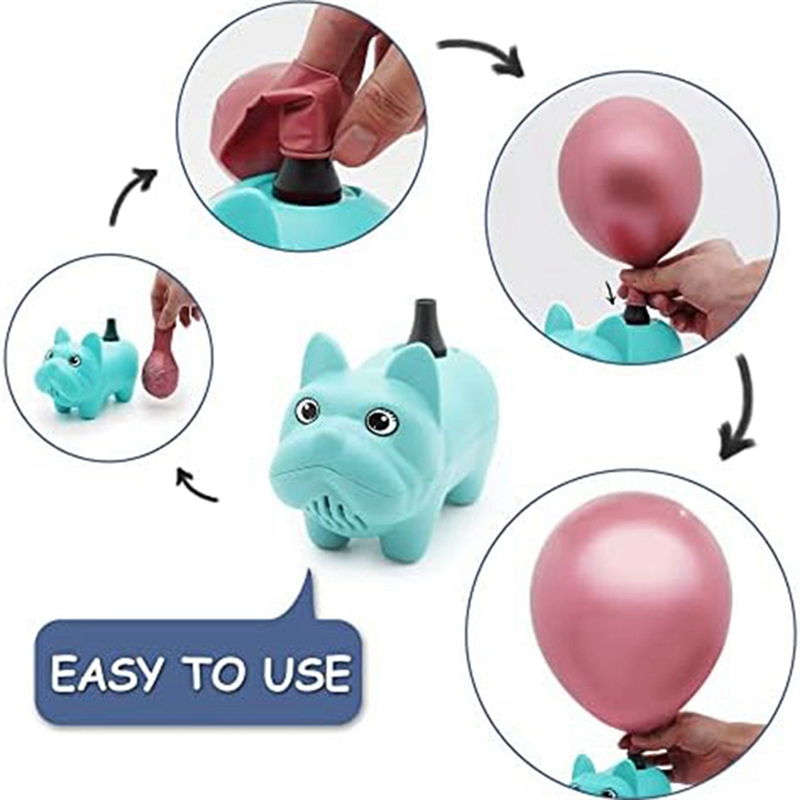 Portable Balloon Inflator Air Blower Garland Tools Fit For Party Decoration EU Plug. 