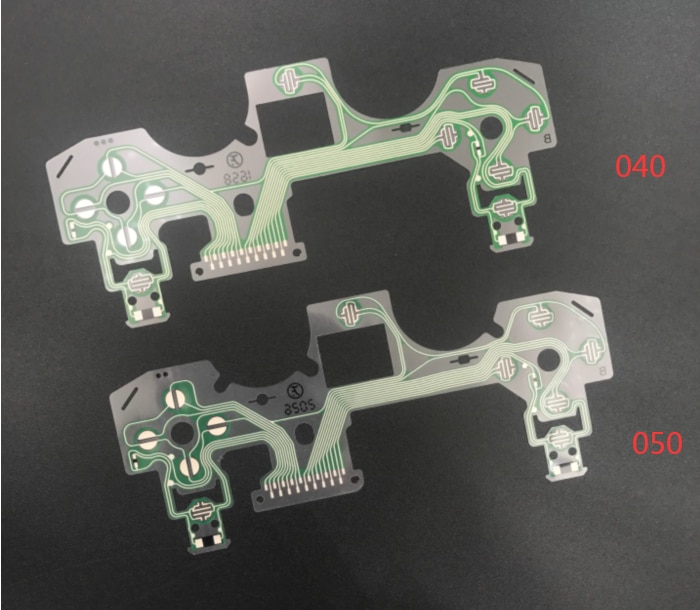 10PCS V4 V5 Conductive Sheet Film Internal For PS4 Slim Pro Controller For Dualshock 4 040 055 Ribbon Flex Film Cable. 