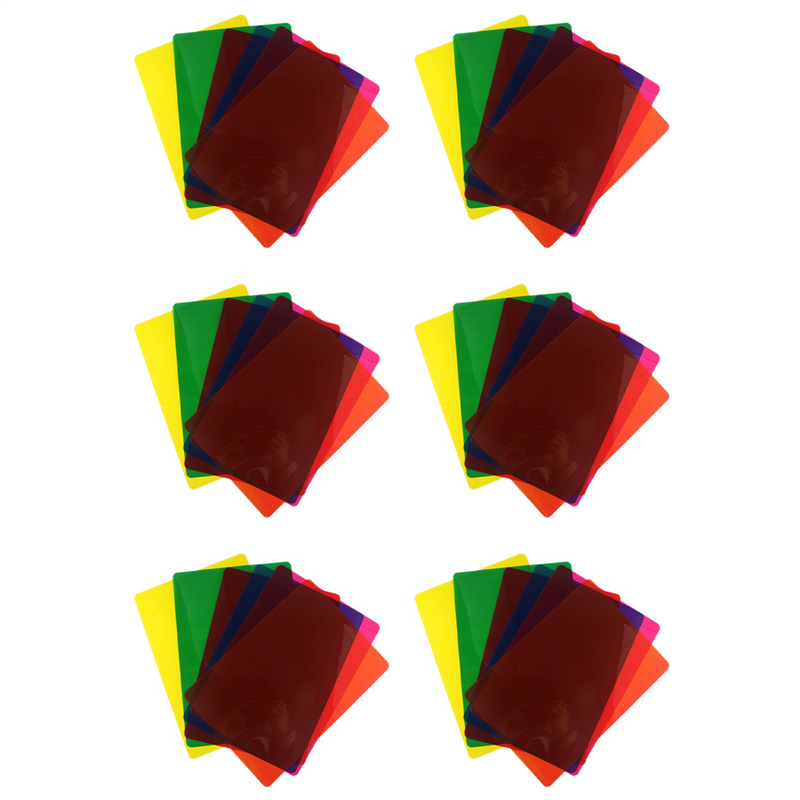 36Pcs Colored Overlays for Dyslexia, Dyslexia Reading Strips for Dyslexia Irlens, ADHD and Visual Stress, 11.7x8.3Inch