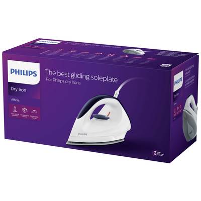 Philips GC160/22 Affinia Dry Iron with DynaGlide Soleplate. 