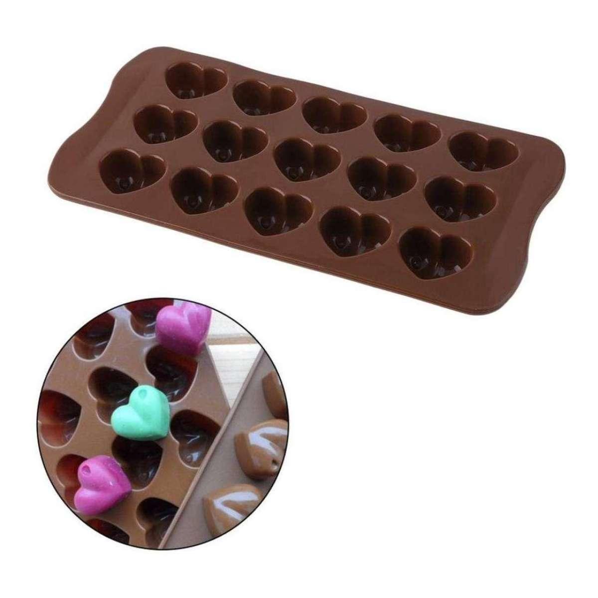 Silicone Ice-Cube Chocolate Cake Jelly Tray Pan Heart Maker Mold Mould Silicone Ice-Cube Chocolate Cake Jelly Tray Pan Heart Maker Mold Mould