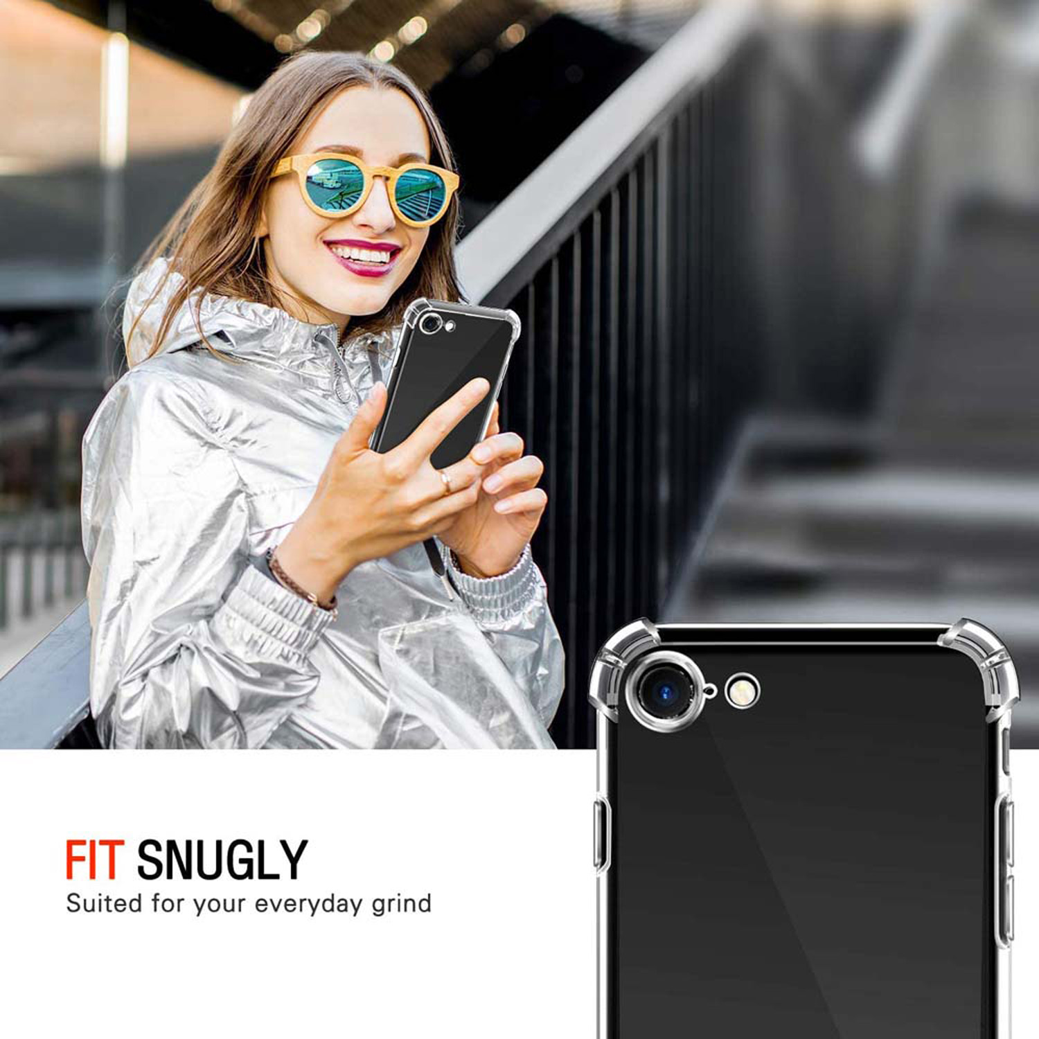 Shockproof Soft Clear Case For iPhone SE 2022 iPhone SE 2020 SE 2016 iPhone SE3 SE2 SE1 Thin Transparent Back Cover. 