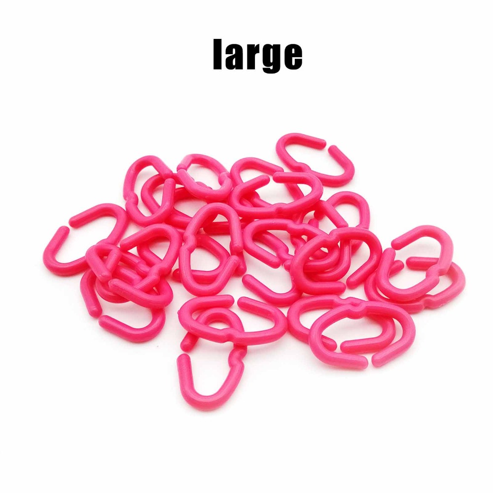 50pcs S M L size Chicken Beak Clasp Fasan Mouth Snap Ring Replace Peepers Eye Glasses Blinders Spectacles Anti-pecking Feed. 