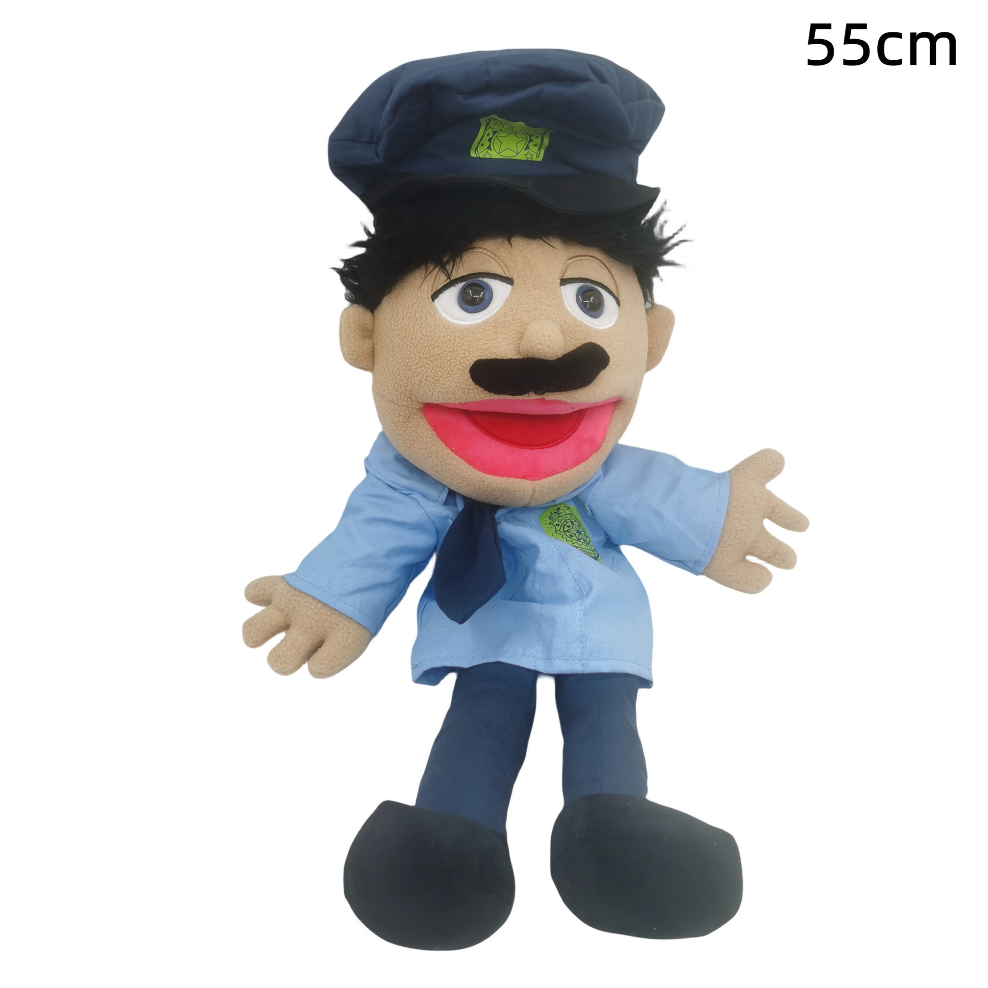 Cross-Border Jeff Hand Puppet in Stock Wholesale Funny Boy Plush Toy Puppet Amazon jeffy Finger Doll Doll. 