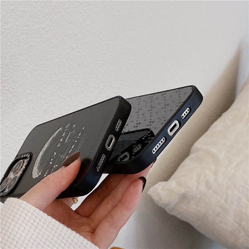 CASETiFY BLVCK Skull snake Melancholy Mirror Case iPhone 13 Pro MAX 12 11 Pro MAX XR X XS MAX 6/7/8 Plus SE2020 13 12 Mini TPU Shockproof Phone Cover Back Cute Fashion INS Style Casing. 