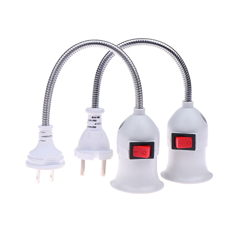 Plug In Light Socket Adapter Extension Light Socket Converter Plug Lamp Socket Lamp Bulb Holder E27 All Direction Bulb Adapter. 