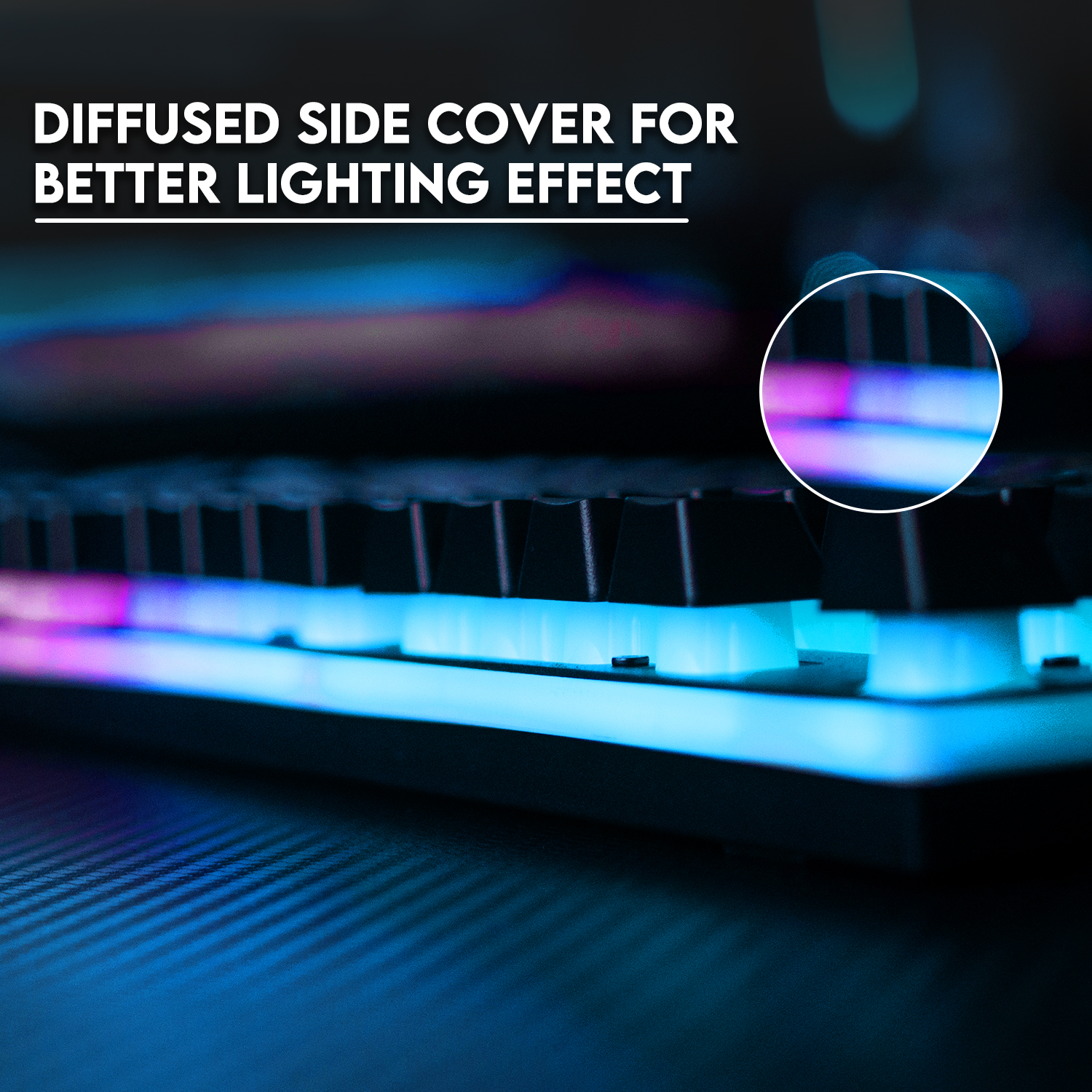 FANTECH K614L Fighter III RGB Membrane Gaming Keyboards 26 Keys & Anti-ghosting 104 Keys For Gaming Game. 