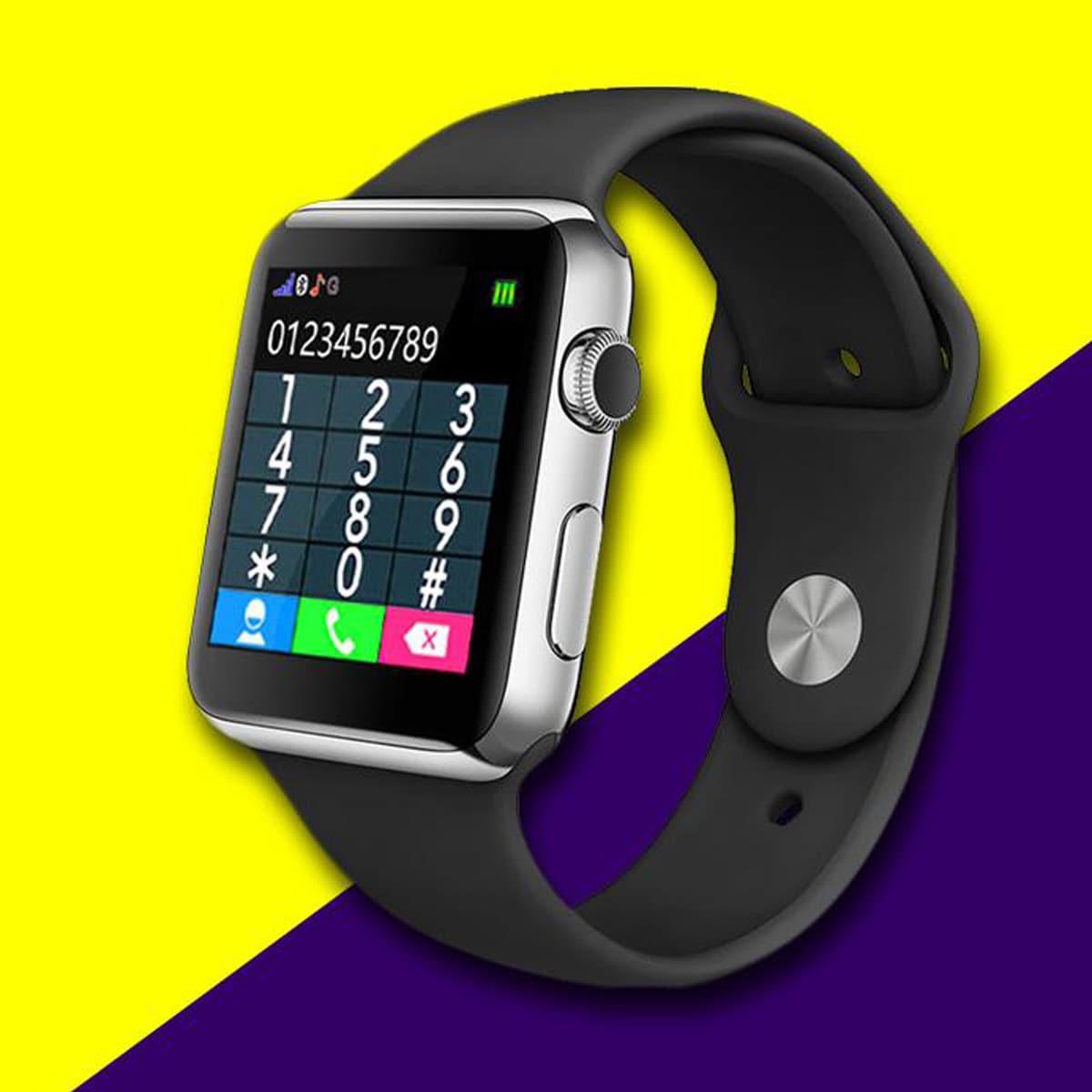 High-Performance - A1 Bluetooth phone smart watch - Black - Highly Durable - Upscaled Reliablity - Sleek Usage. 