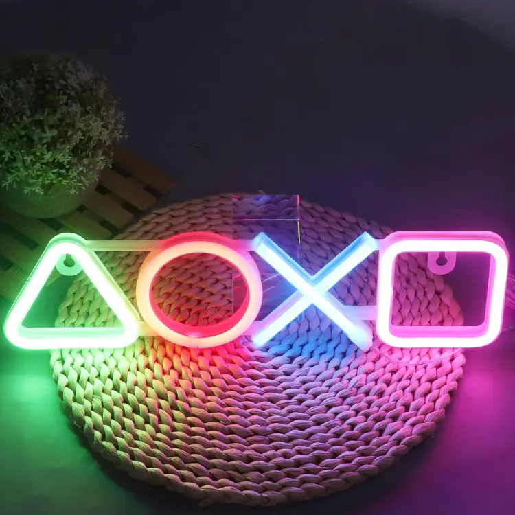 LED Neon Signs Hangable Rechargeable Gaming Neon Lights