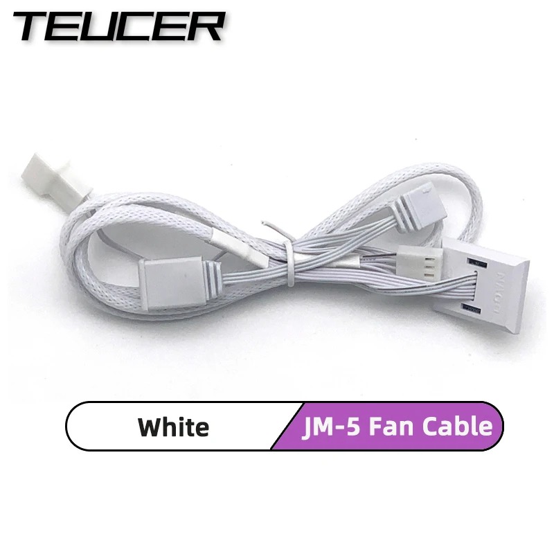TEUCER 1 adet JM-5 bilgisayar kasası Fan 12CM ARGB ayna işık efekti kablosuz modüler Fan 4pin PWM su soğutma 360mm soğutucu Fan. 