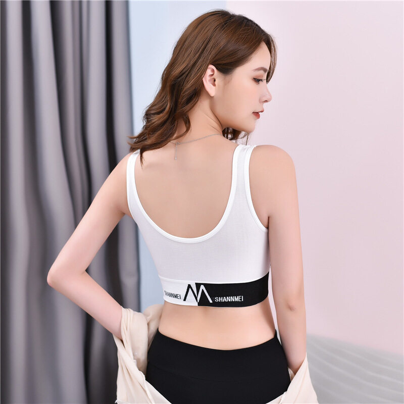 OK Bra Korean Style Women's Sports Bra Without Steel Ring Gather Push Up Comfortable Running Fitness Yoga Underwear. 