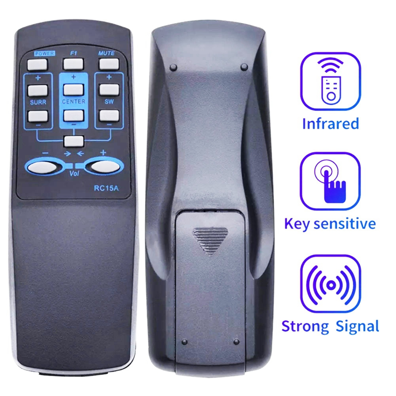 2X Remote Control Suitable for Sound Speaker System R501T04/S5.1M RC15A/RC16 R501T RC16 RC15T. 