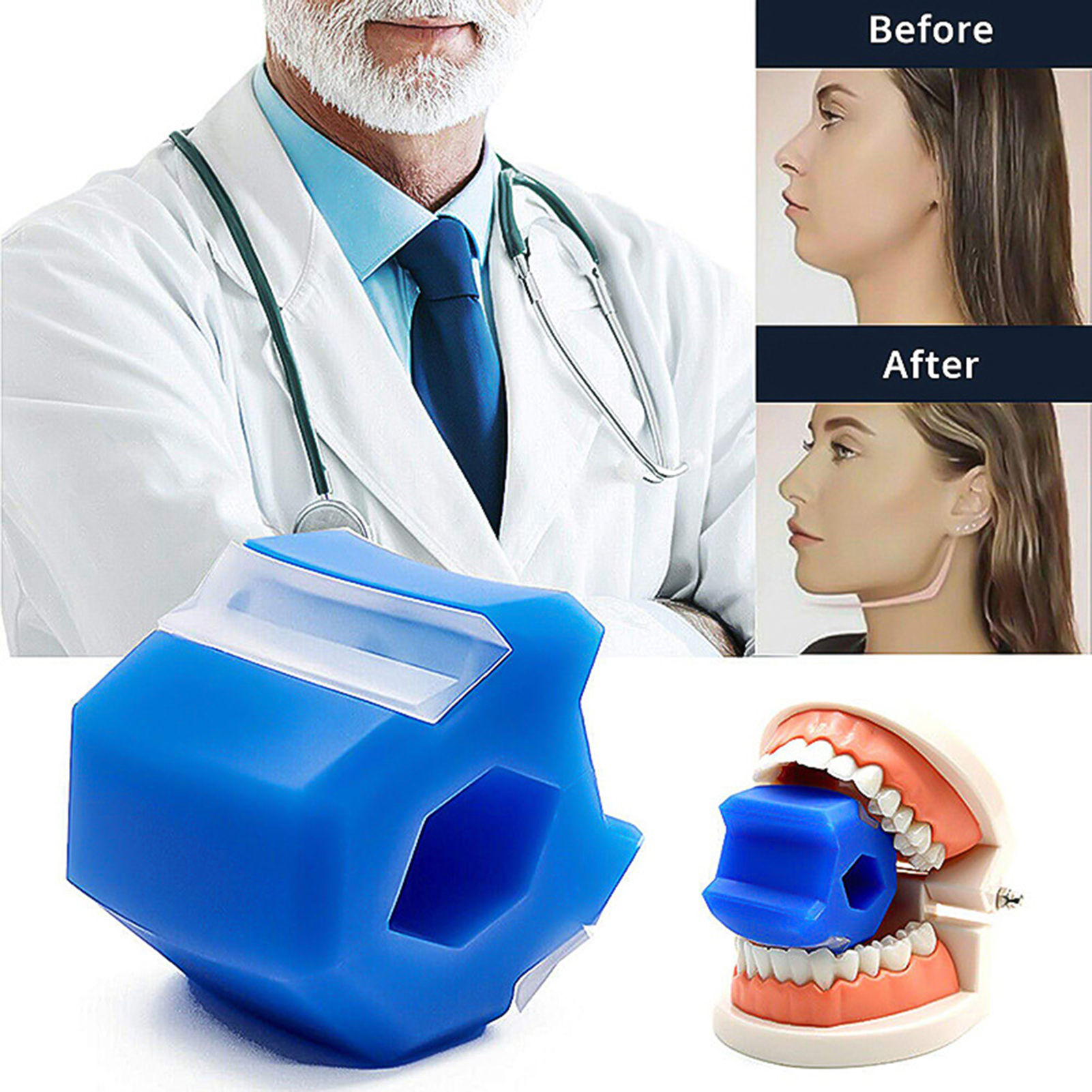 Sixth-generation Jawline Exerciser Mouth Chew Bite for Body Training. 