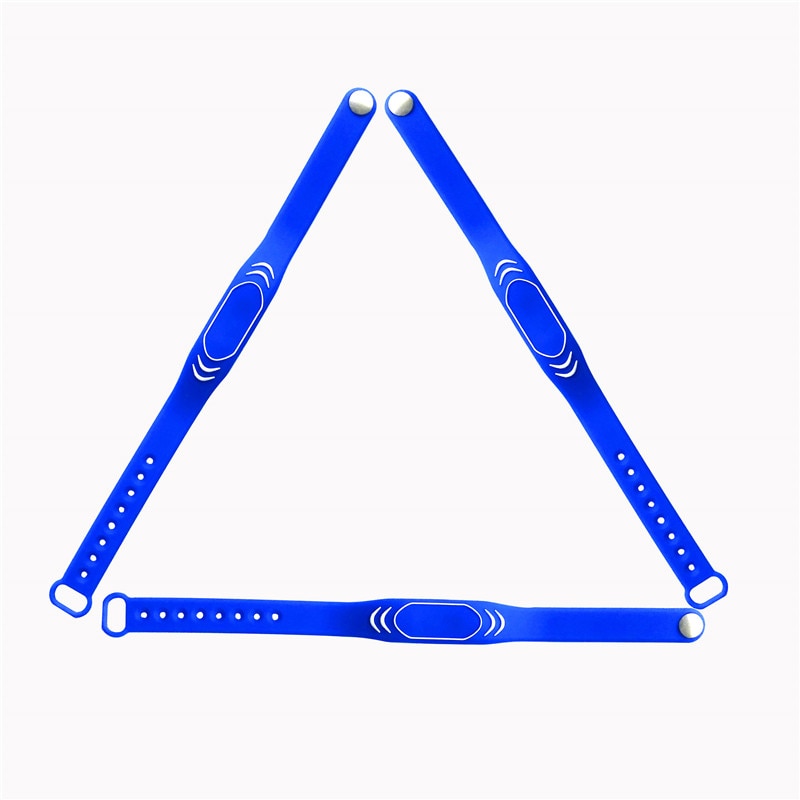125KHz ID EM4100 Read Only Adjustable Waterproof Wristband RFID Bracelet Wrist Band Bracelet Tag Access Control Card. 